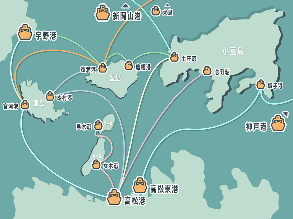 route map (buses and trains, etc.)